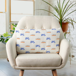 Cojín Lumbar Promoción de marca comercial con logotipo Off whit
