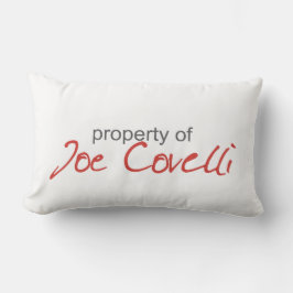 Cojín Lumbar Propiedad de Joe Covelli Pillow