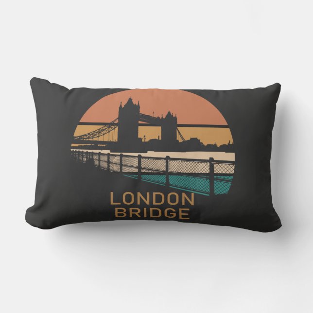 Cojín Lumbar Puente de Londres (Anverso)