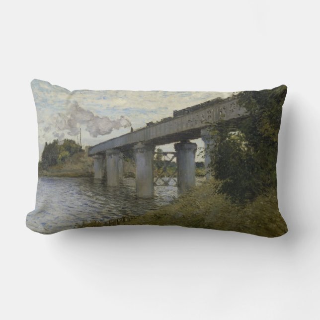 Cojín Lumbar Puente ferroviario de Argenteuil (ferrocarril) (po (Anverso)