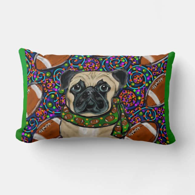 COJÍN LUMBAR PUG (Anverso)