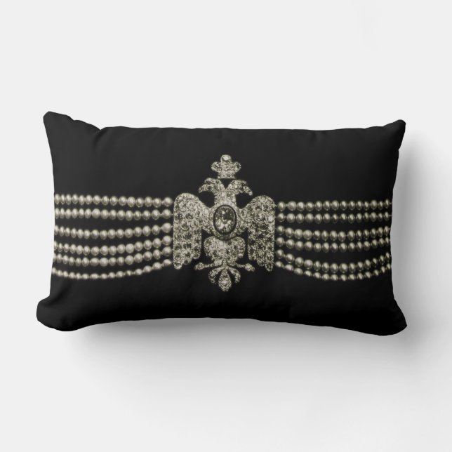 Cojín Lumbar Pulsera de joyería del cartero ~ Lumbar 13x21 (Anverso)