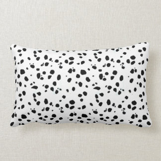 Cojín Lumbar Puntos dálmatas, impresión dálmata, piel dálmata