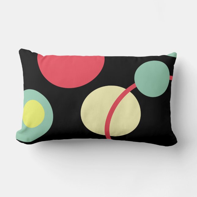 Cojín Lumbar Puntos y círculos 01 (Anverso)