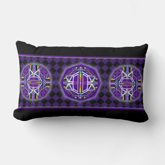 Cojín Lumbar Púrpura W3 (Anverso)