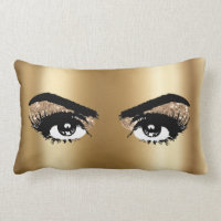 Purpurina de Relieve metalizado dorado Ojos Eyelas