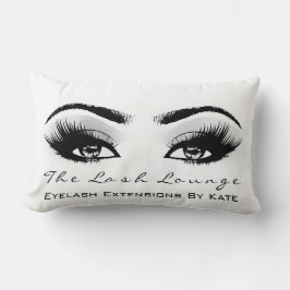 Cojín Lumbar Purpurina Gris Plata Maquillaje Belleza