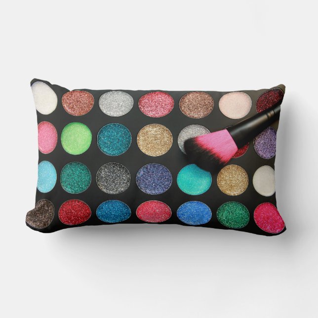 Cojín Lumbar Purpurina Makeup Pillow (Anverso)
