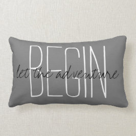 Cojín Lumbar Que comience la aventura