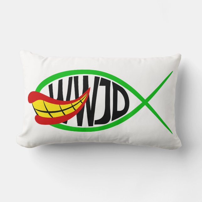 Cojín Lumbar ¿Qué haría Joker? (Anverso)