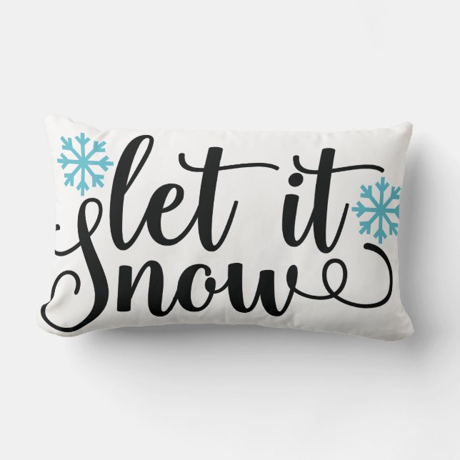 Cojín Lumbar Que La Nieve (Anverso)