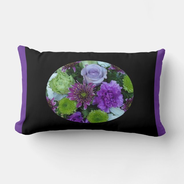 Cojín Lumbar Ramo Floral (Anverso)