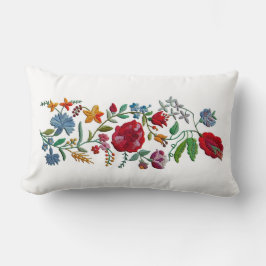 Cojín Lumbar Rapsodia húngara #2 bordado popular