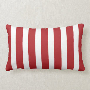 Cojín Lumbar Raya náutica en rojo patriótico