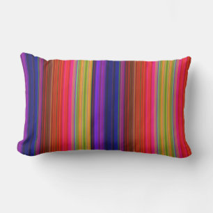 Cojín Lumbar Rayas arcoiris