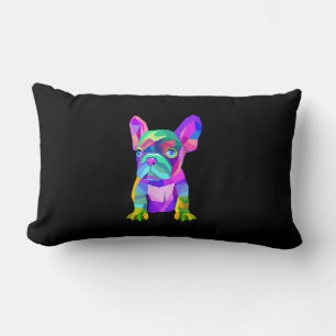 Cojín Lumbar Raza de perro, regalo francés de Bulldog de colore