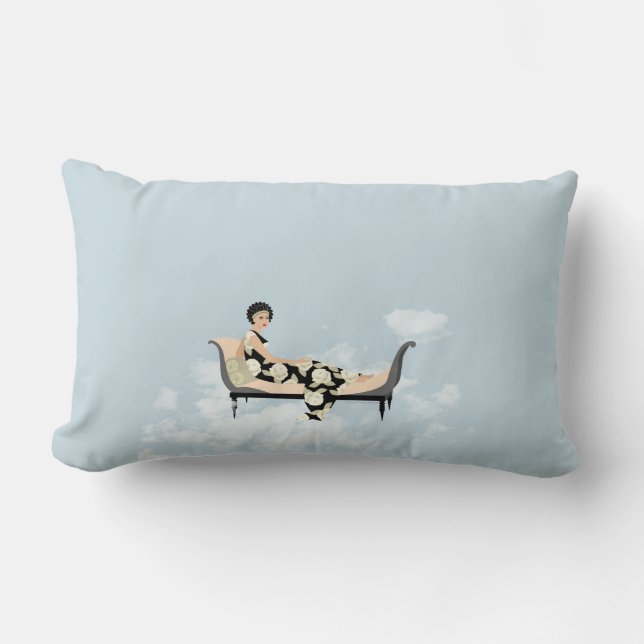 Cojín Lumbar Recamier en las nubes (Anverso)