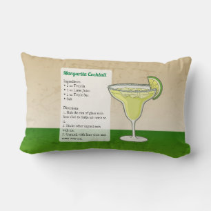 Cojín Lumbar Receta de cóctel Margarita