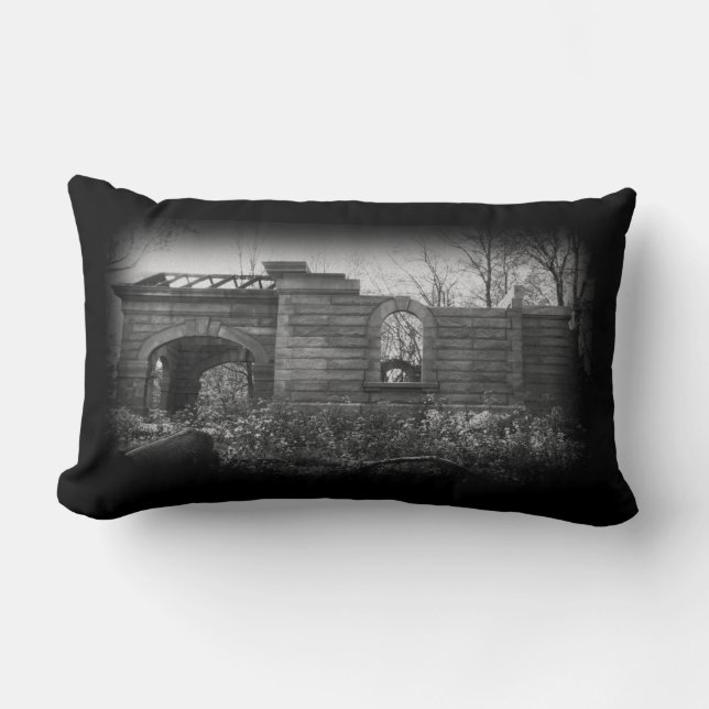 Cojín Lumbar Recibiendo Ruina De Tumbas (Anverso)