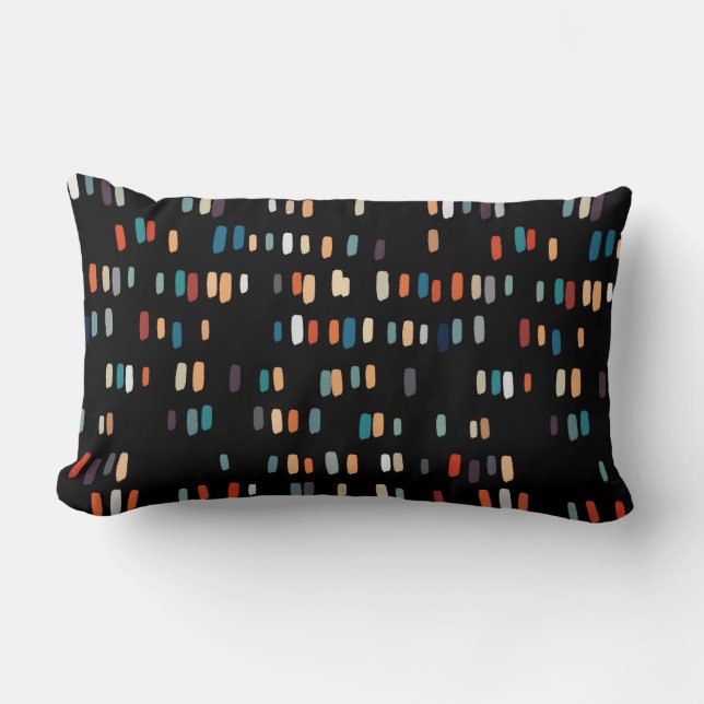 Cojín Lumbar Rectángulos irregulares multicolor (Anverso)