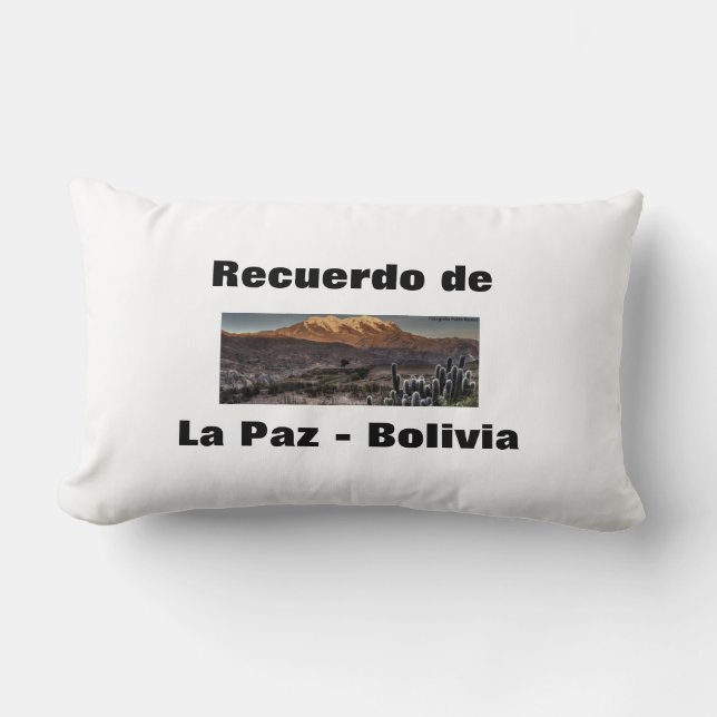 Cojín Lumbar Recuerdo de la Paz (Anverso)