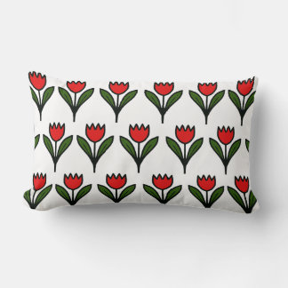 Cojín Lumbar red tulip pillow