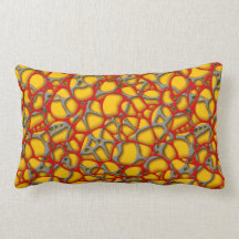 Red y red gris sobre fondo amarillo.