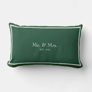 Cojín Lumbar Regalo de boda para Sr. y Sra. 2026
