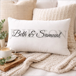 Cojín Lumbar Regalo de boda personalizado para pareja