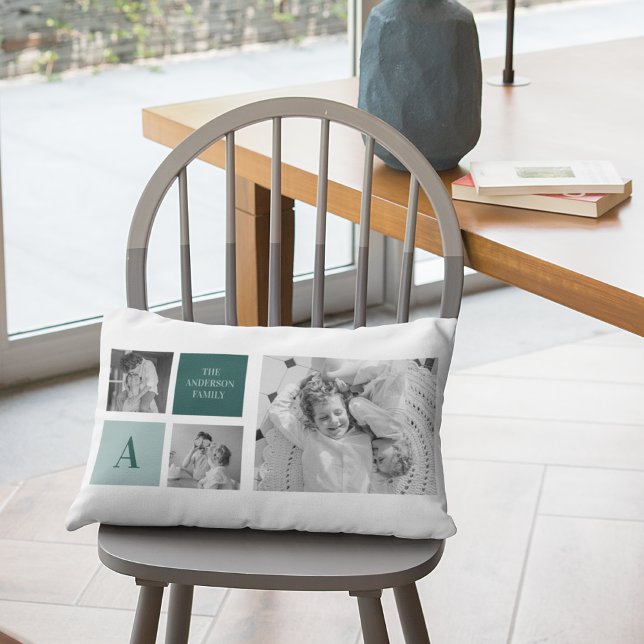 Cojín Lumbar Regalo de foto de conjunto de nombres familiares p (Subido por el creador)