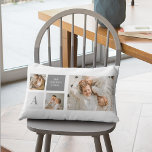 Cojín Lumbar Regalo de grupo familiar personalizado<br><div class="desc">Presentamos nuestra exquisita foto de estilo moderno con temática gris, el último regalo familiar que capta recuerdos preciados de una manera personalizada y elegante. Este collage, cuidadosamente elaborado, muestra los hermosos momentos y lazos compartidos en la familia, lo que lo convierte en un regalo verdaderamente especial y sincero. Con su...</div>