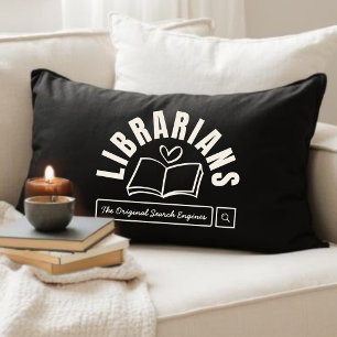 Cojín Lumbar Regalo de humor divertido para bibliotecarios aman