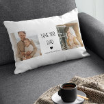 Cojín Lumbar Regalo de moderna foto de grupo y de amor para tu<br><div class="desc">Un regalo de "Ama tu papá" es un regalo que expresa tu amor y aprecio por tu padre. Esto puede tomar muchas formas,  desde agujeros sentimentales hasta artículos prácticos que usará y disfrutará.</div>