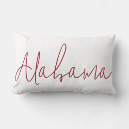 Cojín Lumbar Regalo de recuerdo de viaje por Alabama