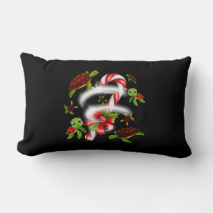 Cojín Lumbar Regalo de tortuga Navidades dulces y golosos de