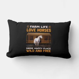Cojín Lumbar Regalo ecuestre   Caballos de amor para la vida de