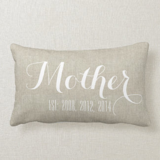 Cojín Lumbar Regalo personalizado del Día de la Madre de Linaje