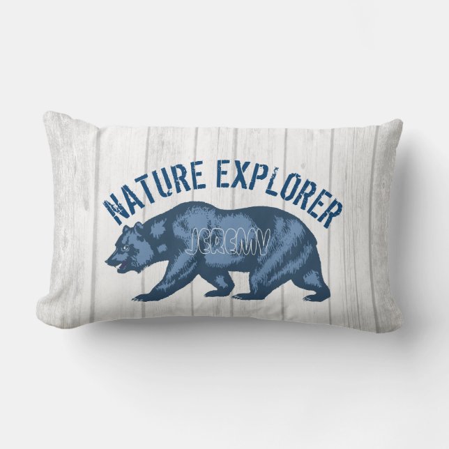 Cojín Lumbar Regalo personalizado para el amante animal de la (Anverso)