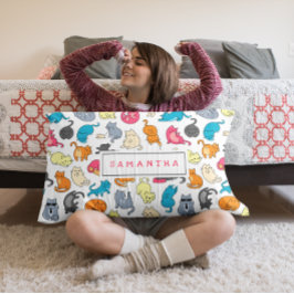 Cojín Lumbar Regalo personalizado para los amantes del gato