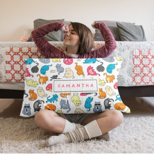 Cojín Lumbar Regalo personalizado para los amantes del gato