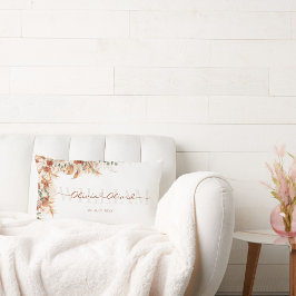 Cojín Lumbar Regalo Personalizado para Pareja, Boda y Despedida