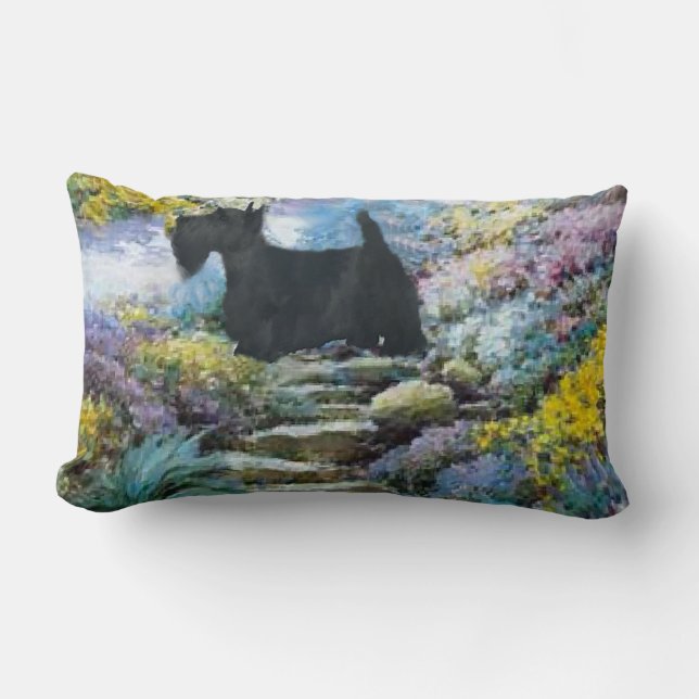 Cojín Lumbar Regalos de arte territorial de Escocia (Anverso)