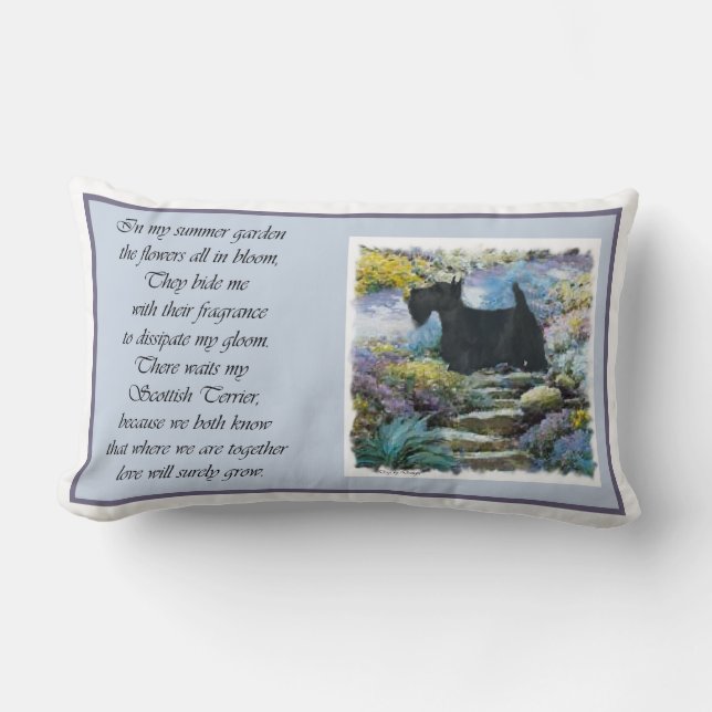 Cojín Lumbar Regalos de arte territorial de Escocia (Anverso)