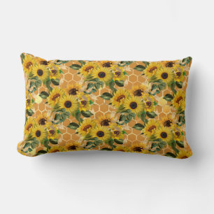 Cojín Lumbar Regalos de girasol   Hacerlo Como Un Girasol