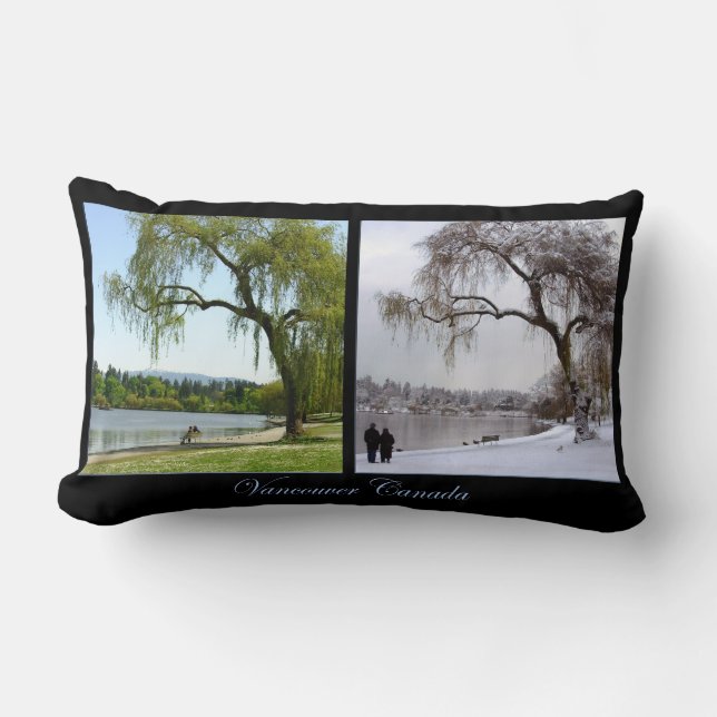 Cojín Lumbar Regalos históricos de Vancouver Souvenir Pillow Va (Anverso)