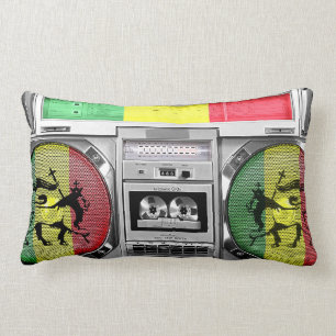 Cojín Lumbar reggae del boombox