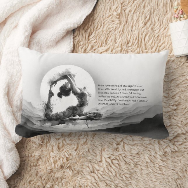 Cojín Lumbar Reiki de yoga de una pierna de paloma de pichón de (Manta)
