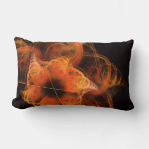Cojín Lumbar Relámpagos Abstrato Art Lumbar Pillow