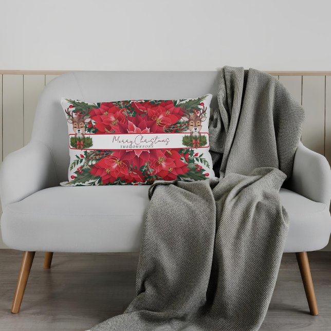 Cojín Lumbar Renos Navidades personalizados (Subido por el creador)