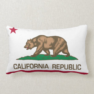 Cojín Lumbar República de California (bandera del estado)